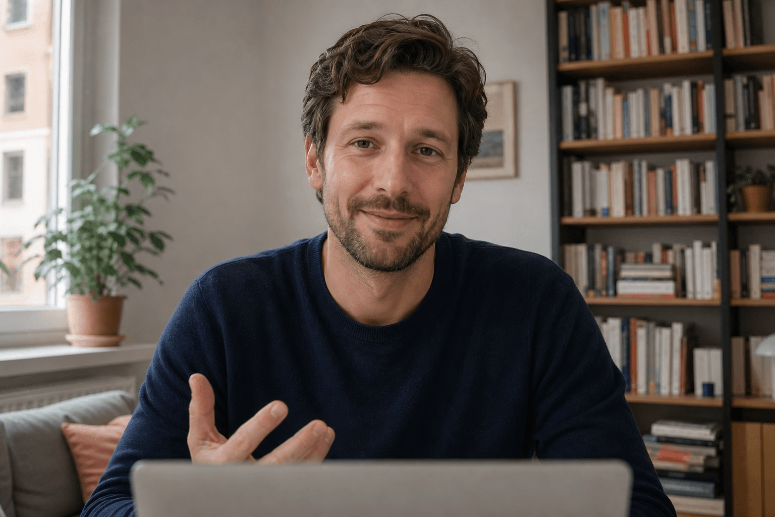 Traveler reviewing a curated trip page